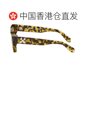 1h可退 香港直邮off-white 男士 黄色 Rochester 太阳镜 OW105119