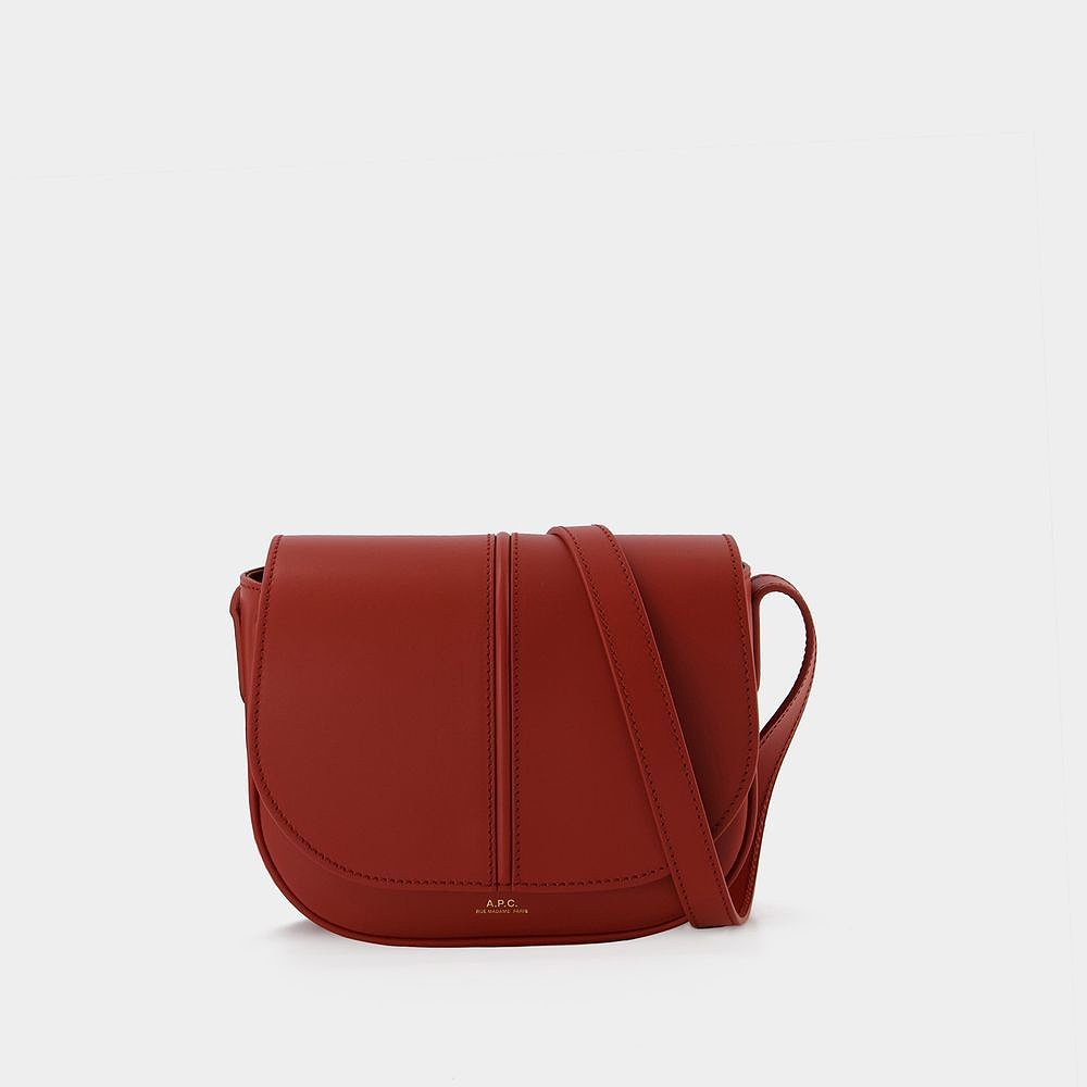 欧洲直邮Betty Crossbody - A.P.C. - Leather - Smoked Red - 图2