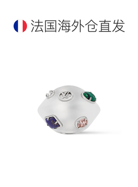 自营1h可退 欧洲直邮LV路易威登 Swirl系列女士白色树脂多彩宝石