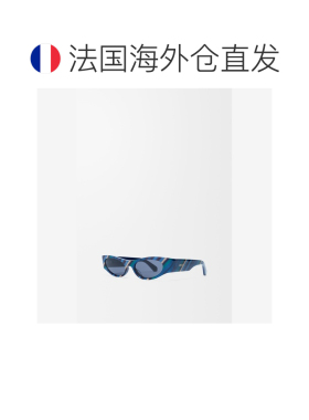 自营欧洲直邮Loewe罗意威 Flash Slim Cateye女士海军蓝醋酸酯太