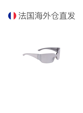 自营欧洲直邮Balenciaga巴黎世家 Mono Square女士银色方形太阳眼