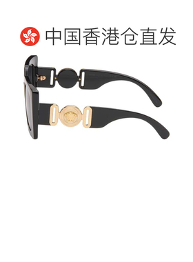 香港直邮versace 范思哲 女士 黑色 Medusa Biggie Maxi 太阳镜 0
