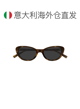 1h可退 欧洲直邮SAINT LAURENT 女士太阳镜 SL822002 CO 棕色 猫