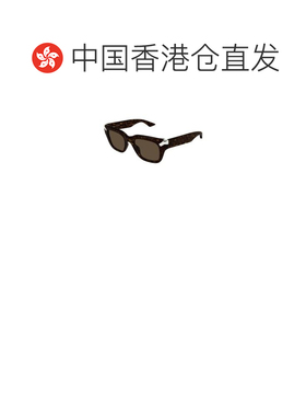 1h可退 香港直邮mcqueen 亚历山大 麦昆 男士 徽标太阳镜 AM0439S