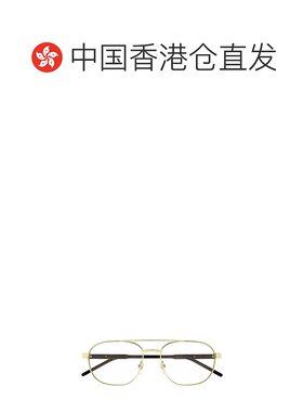 香港直邮Gucci 古驰 男士 几何平光镜 GG1800O metal金属色 舒适