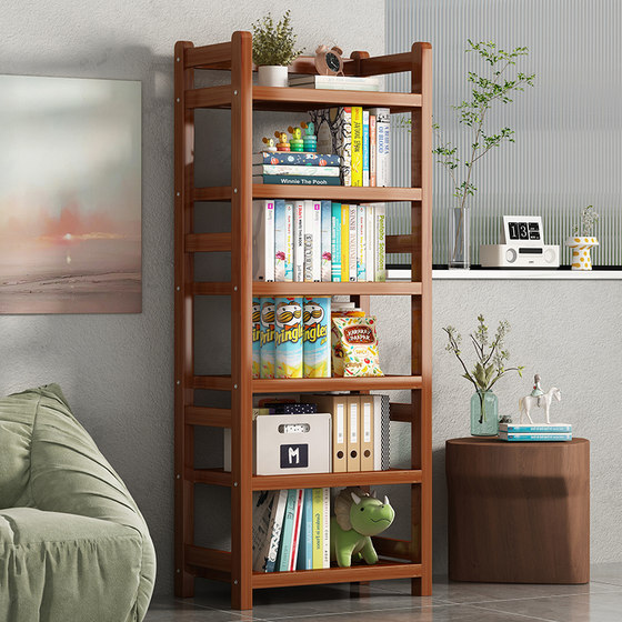 Bookshelf rack floor-standing multi-layer multi-functional storage rack