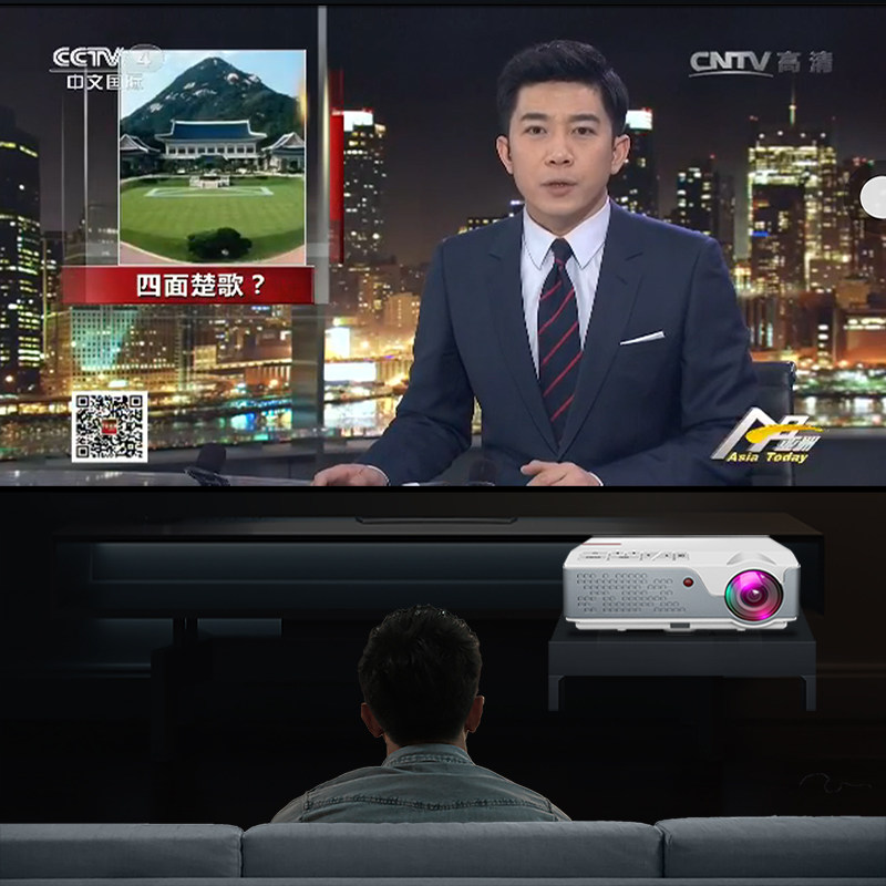 2022新款4k超高清家用办公投影仪 oojbloo投影机