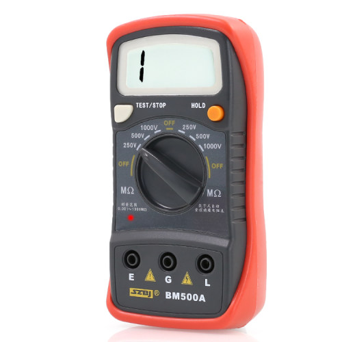 滨江BM500A数字绝缘电阻测试仪 电子摇表1000V 250V兆欧表电阻表 - 图3