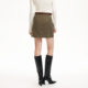 VeroModa high waist corduroy skirt for women