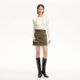 VeroModa high waist corduroy skirt for women