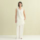 VeroModa ຄົນອັບເດດ: vest suspender ການອອກແບບເປັນຮູ