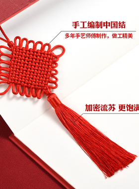 中国结挂件小号古风灯笼绿植吊穗