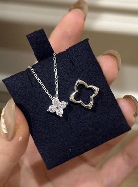 链时尚吊坠镶钻设计S925可拆卸