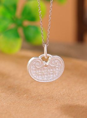 999文艺足银如意银分色百搭新吊