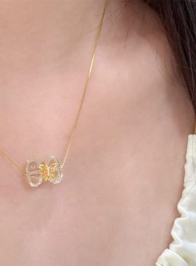 白水晶配饰感甜美s925纯银设计