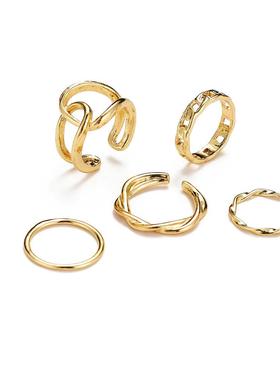 麻花开口戒指Twistopen冷淡风女