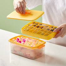 Ice Cubes moulds Home Food grade Silicone Gel Ice-making Box Ice Sharper With Lid Storage Ice Box To Make Frozen Ice Cubes