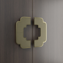 Bi-master solid engraving antique large door handle glass door handle wood door handle with frame door big handle custom