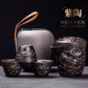 Purple pottery Xianglong Quik Cup Kung Fu Travel Tea Set High-end Light Luxury Home Outdoor Tea Maker Chinese Retro