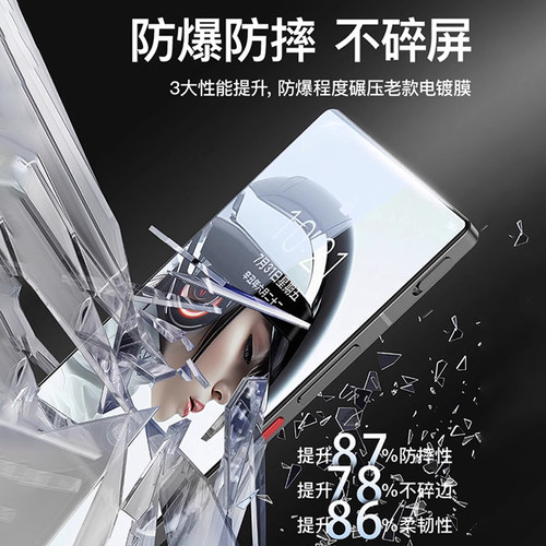 西泊来适用努比亚红魔9pro钢化膜10air新款8spro手机膜7S/6S/6R全屏7水凝5S5g电竞超透磨砂9pro+护眼保护贴膜 - 图3