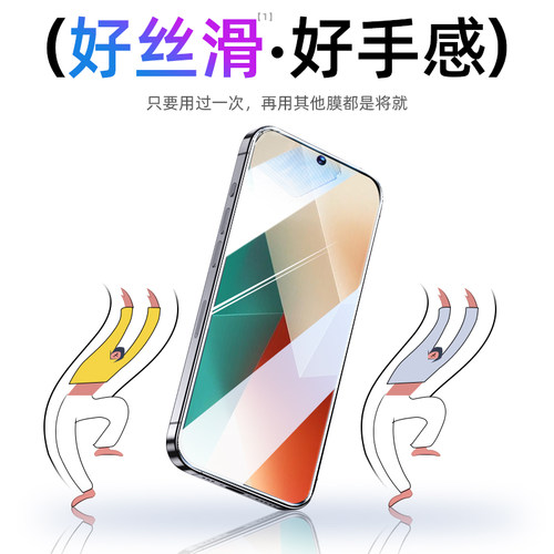 西泊来适用小米红米note14钢化膜turbo4pro手机膜note13pro膜10turbo3/Note12新款11/15/5max全屏12tPro贴膜9 - 图2
