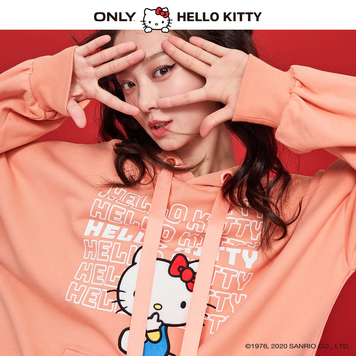 only奥莱清仓秋季hellokitty卫衣 ONLYoutlets店卫衣/绒衫