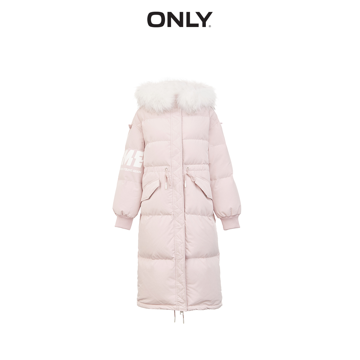 only奥莱秋季新款抽绳连帽羽绒服 ONLYoutlets店羽绒服