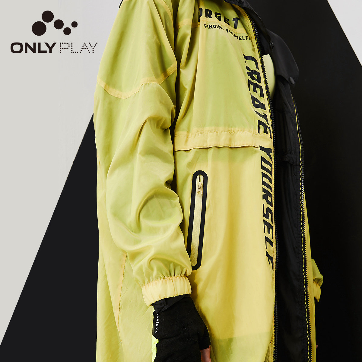 onlyplay特价秋季新款撞色薄外套 ONLYoutlets店短外套