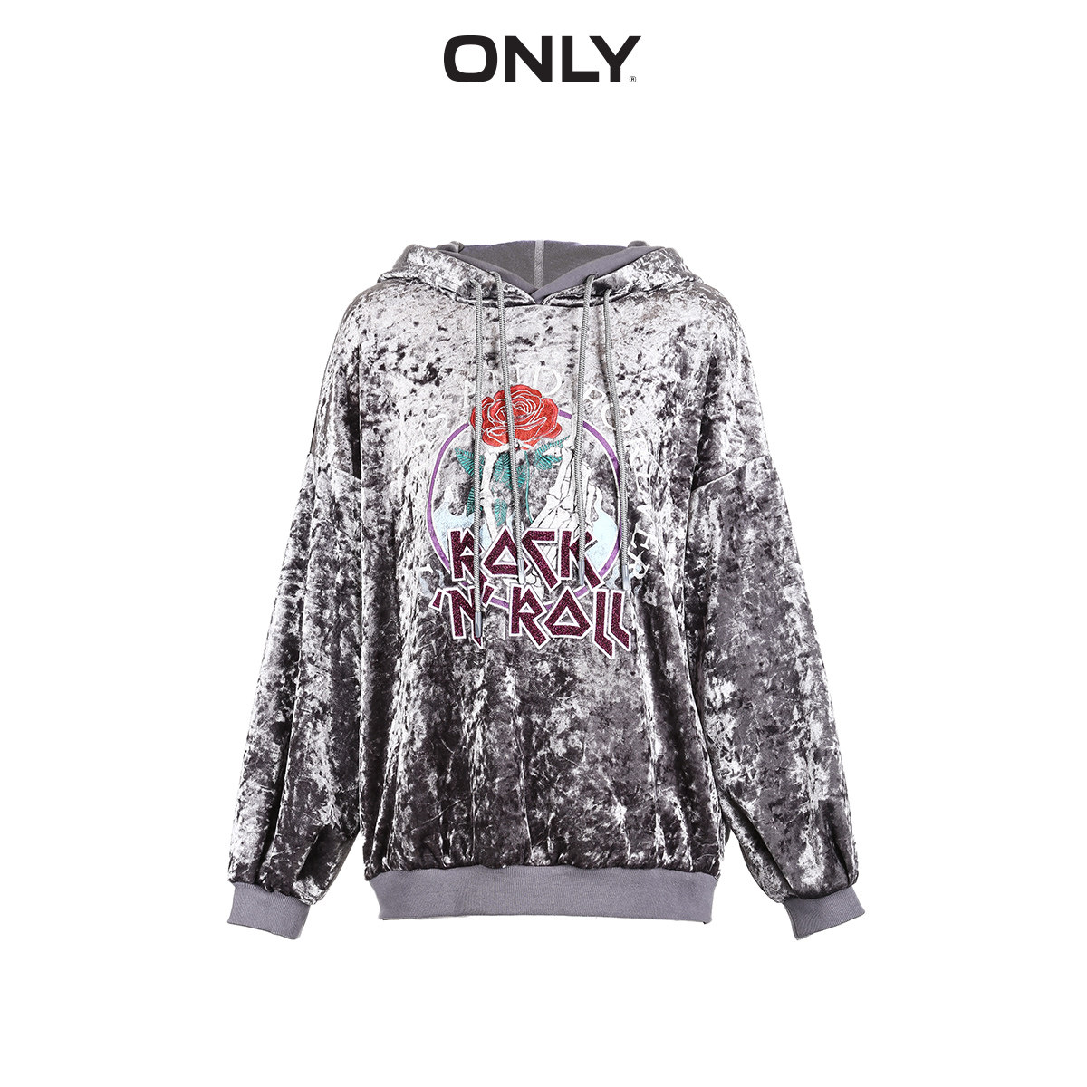 only奥莱清仓秋季新款带帽宽松卫衣 ONLYoutlets店卫衣/绒衫