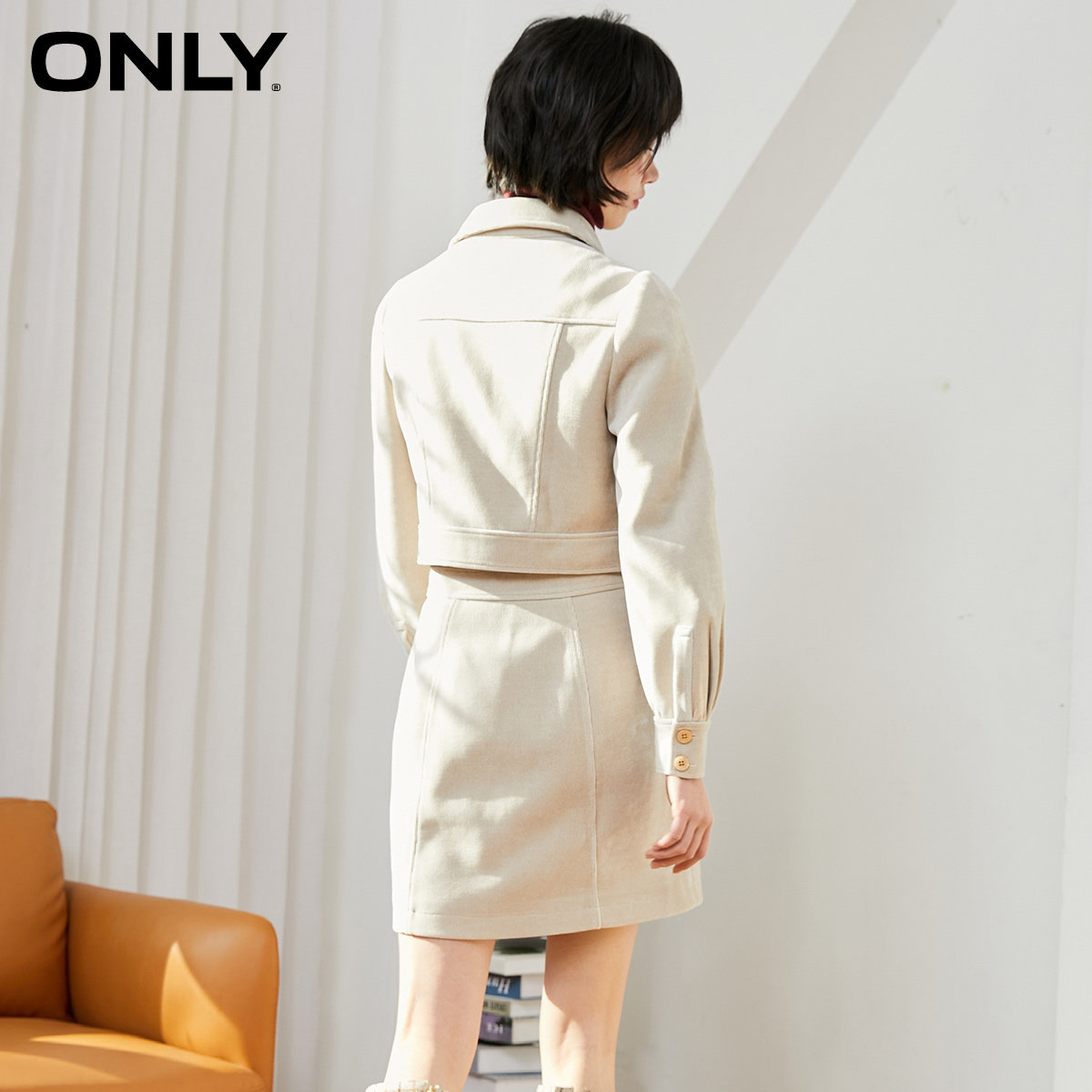 only2021秋季新款洋气简约连衣裙 ONLYoutlets店连衣裙