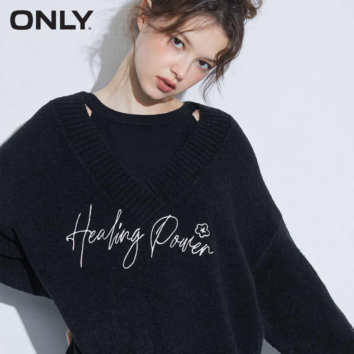 only奥莱春季新款气质宽松连衣裙 ONLYoutlets店连衣裙