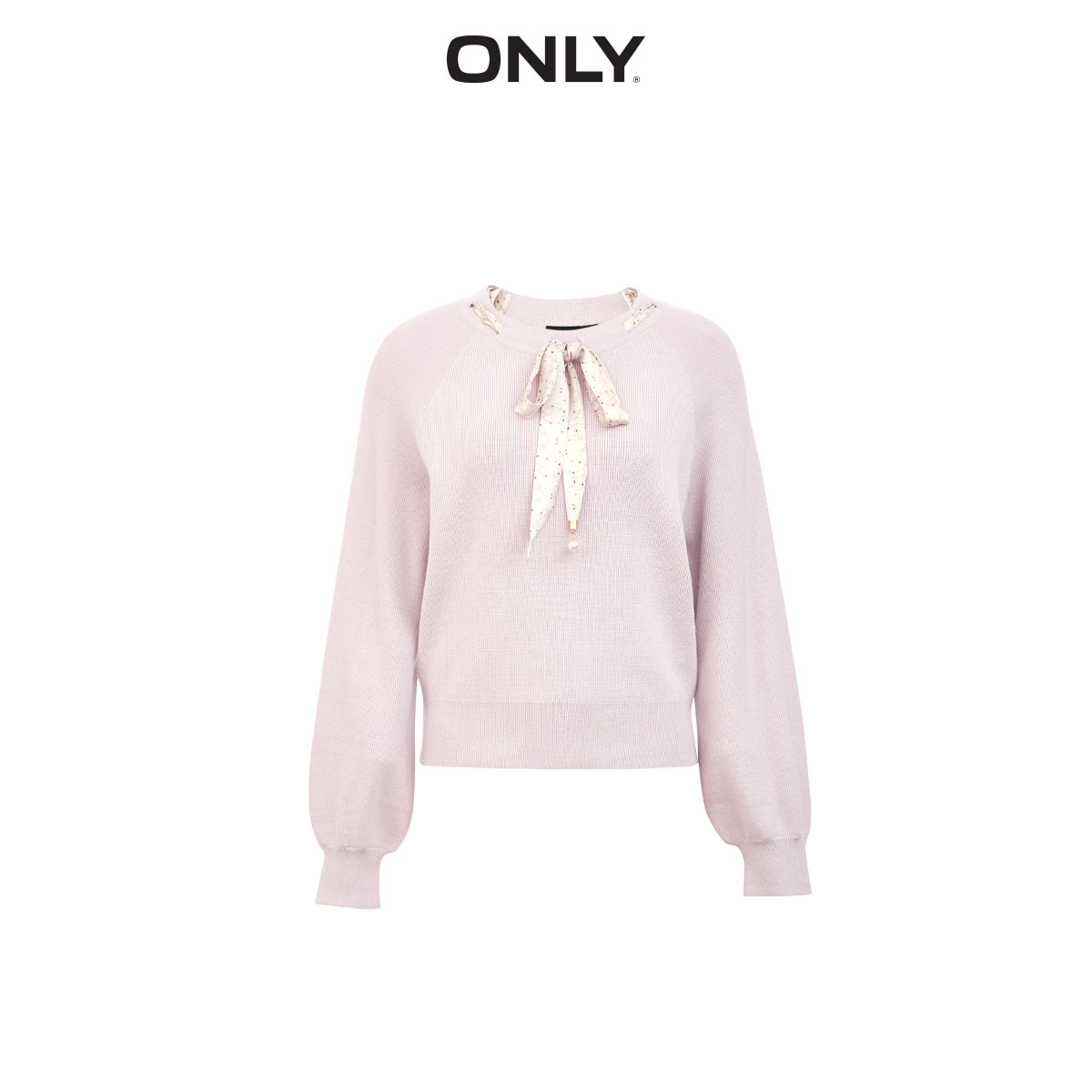 only奥莱冬季新款结丝巾领打底衫 ONLYoutlets店毛针织衫