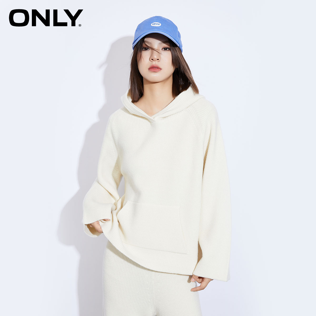 only奥莱春季新款慵懒风舒适针织衫 ONLYoutlets店毛针织衫