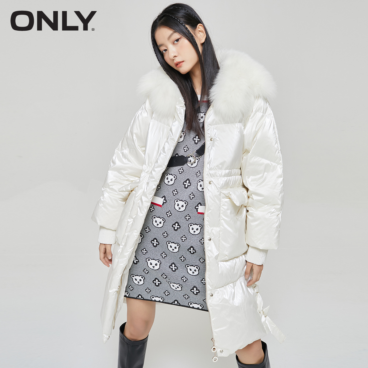 only奥莱秋季时尚宽松显瘦90羽绒服 ONLYoutlets店羽绒服