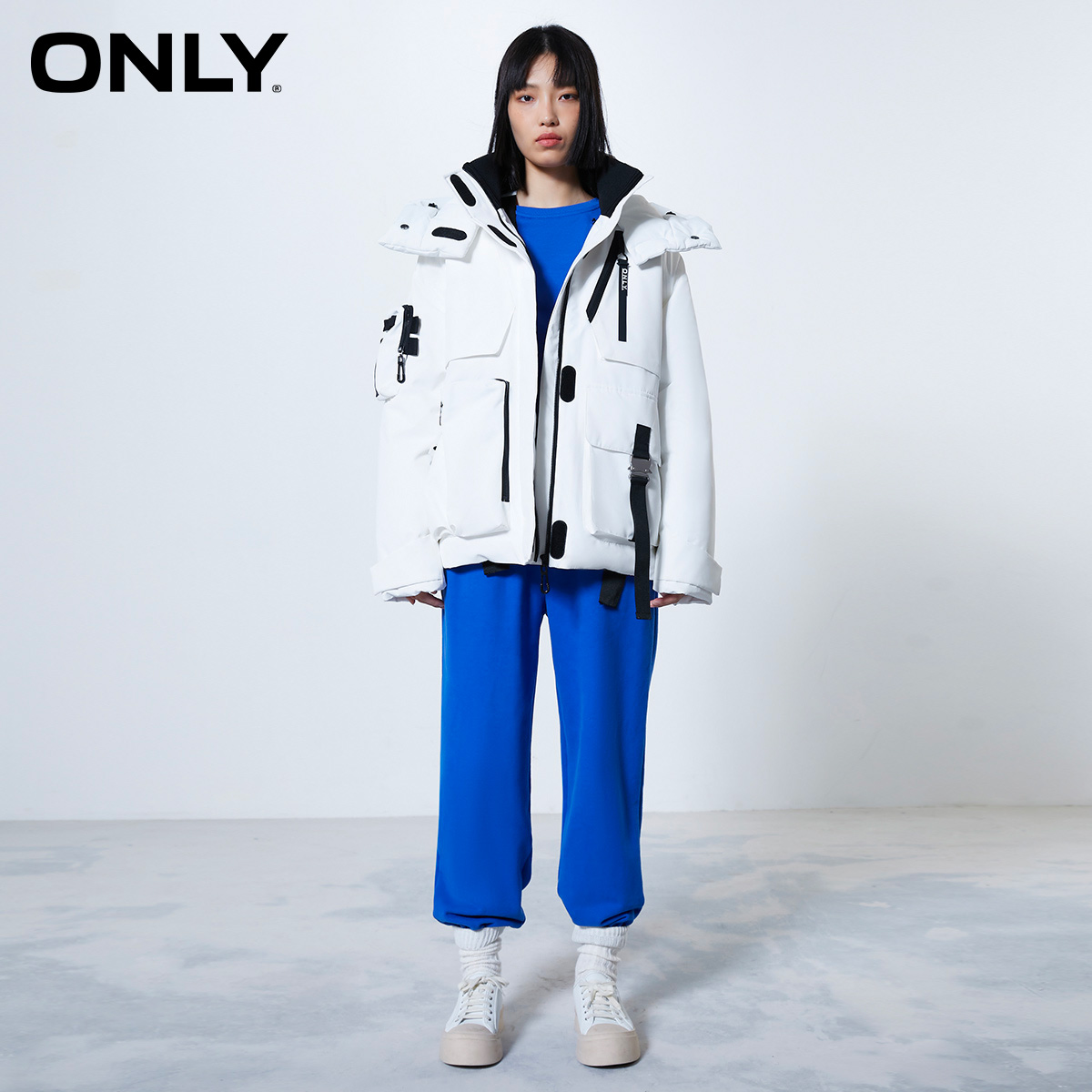 only2021冬季新款90绒三防风羽绒服 ONLYoutlets店羽绒服