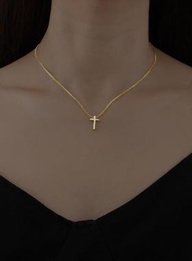 Cross border Clavicular chain girl cross pendant necklace