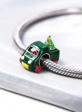 New Silver Plated Christmas Stocking Snowman Santa Claus Cha