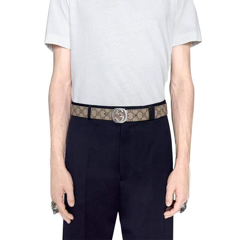正品gucci /古驰男女真皮双g腰带 CLUSA海外腰带/皮带/腰链