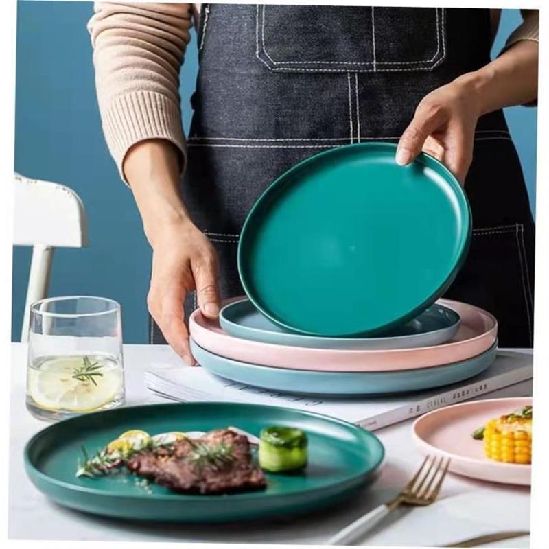 dinner plates ceramic steak plate dishes 西餐盘 western food - 图2