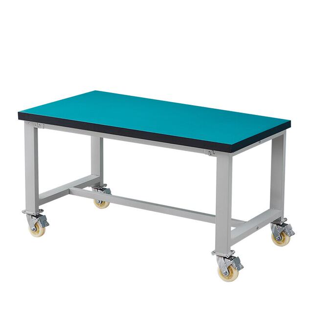 Mobile workbench with wheels, heavy duty thickened bench