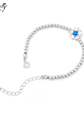 SundyHoney幸运五环蓝色手链