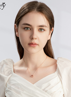 SundyhoneyS925银项链镶钻