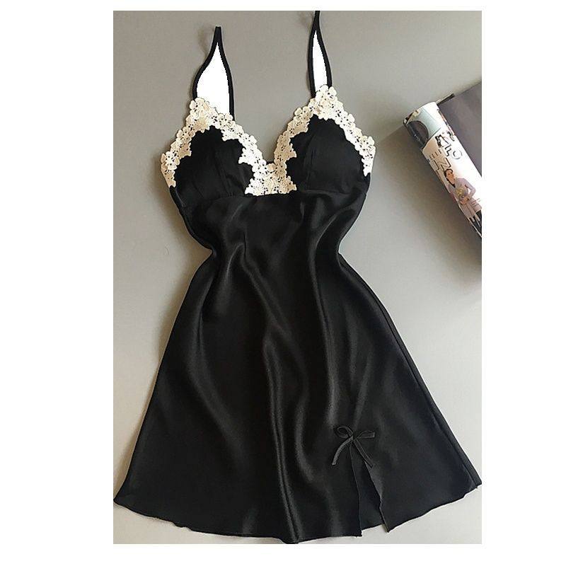 纯欲风带胸垫睡衣吊带睡裙女夏季矮个子短裙诱惑家居服慵懒风,淘宝优惠券,粉丝福利购,淘宝优惠卷