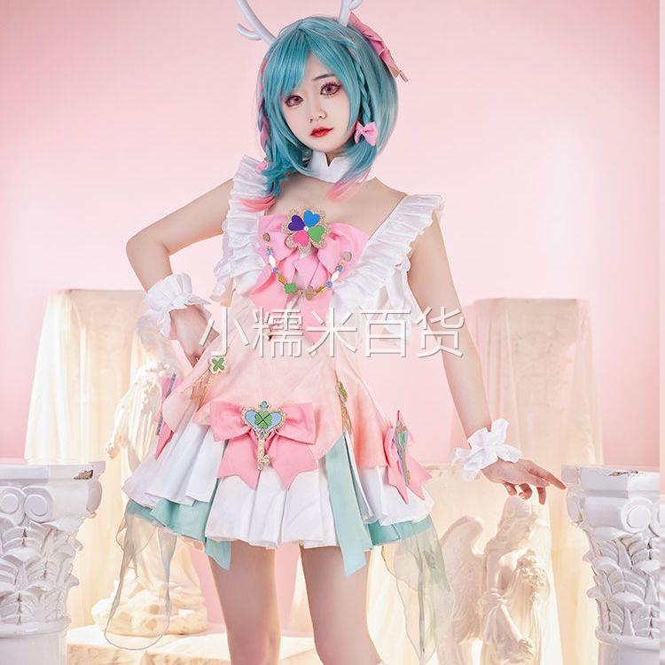 王者荣耀瑶妹cos服时之祈愿愿境情人节皮肤cosplay游戏动漫服装-图3