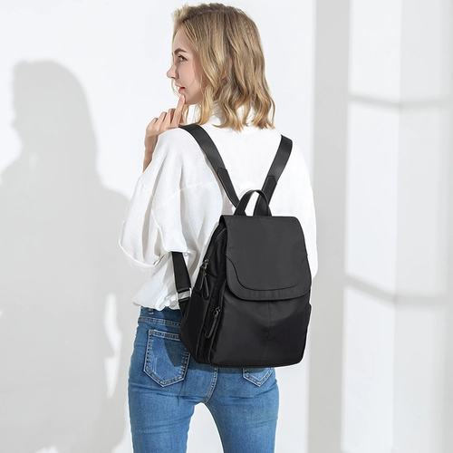 珂尔袋鼠 Рюкзак, вместительная и большая нейлоновая сумка через плечо, ткань оксфорд, коллекция 2023, анти-кража