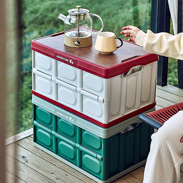 Export Korean outdoor storage box folding Japanese style minimalist