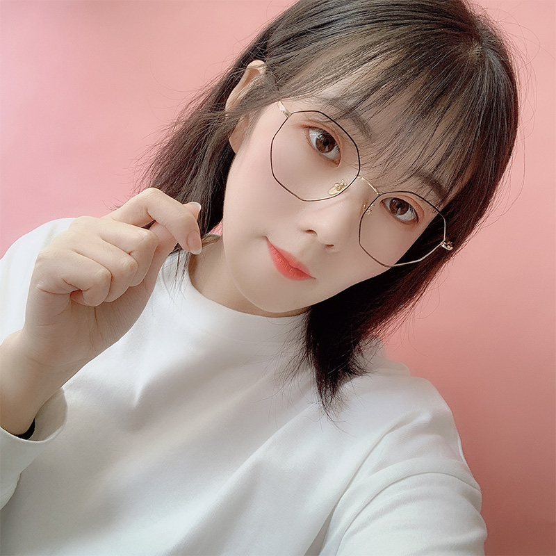 眼鏡框女純鈦近視眼鏡男潮網紅款可配度數大臉顯瘦復古文藝 MOMO 眼鏡框女純鈦近視眼鏡男潮網紅款可配度數大臉顯瘦復古文藝 MOMO