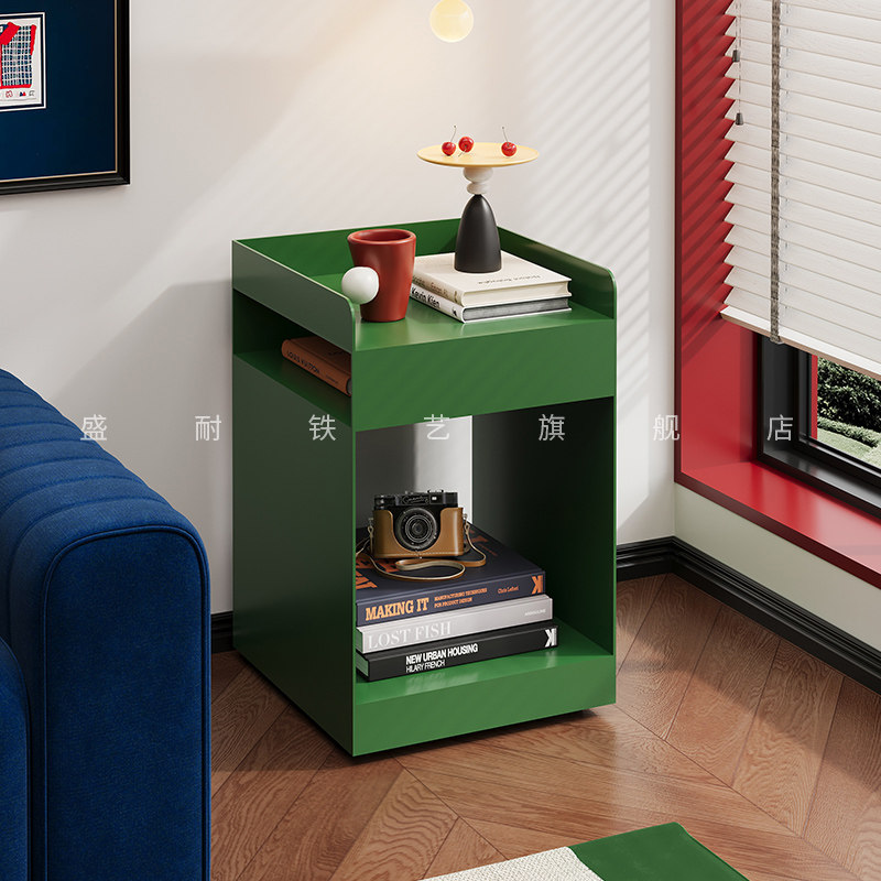 包豪斯中古家用沙发边柜2025年新款沙发边几客厅可移动侧边收纳柜,淘宝优惠券,粉丝福利购,淘宝优惠卷