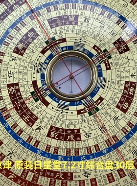 日星堂黄铜+电木地理罗盘高精准