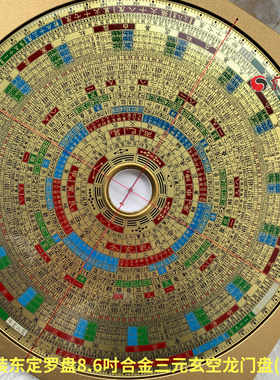 台湾东定罗盘蒋盘玄空盘三元盘